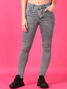 V-Mart Women High-Rise Heavy Fade Stretchable Jeans