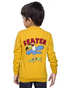 BAESD Boys Graphic Printed Round Neck Sweatshirt