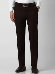 V Dot Men Slim Fit Formal Trousers