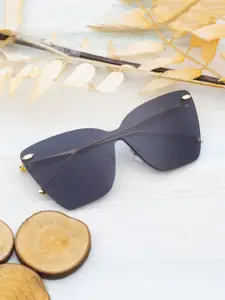 Ted Smith Women Cateye UV Protected Lens Sunglasses SCANDAL_C1-GOLD