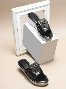 Try Me Women Western Embellished Party Platform Sandals