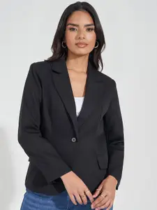 Styli Women Regular Length Regular Fit Single Button Blazer