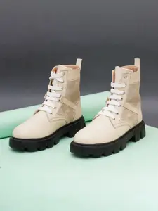 Try Me Women Casual Block-Heeled Boots