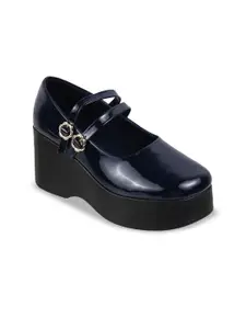 Catwalk Women Wedge Heel Mary Janes With Buckles
