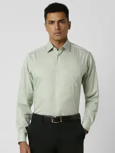 Van Heusen Men Spread Collar Geometric Printed Cotton Formal Shirt