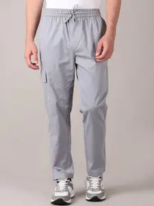 V-Mart Men Regular Fit Cotton Cargo Trousers
