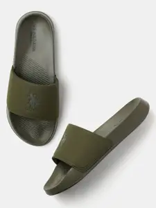 U.S. Polo Assn. Men Printed Flip Flops Sliders
