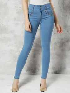 Miss Chase Women Skinny Fit High-Rise Stretchable Jeans