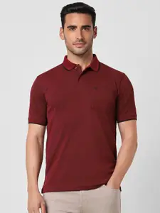 Peter England Men Polo Collar Pockets T-shirt
