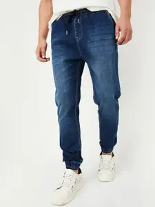 max Men Mid-Rise Regular Fit Joggers Trousers