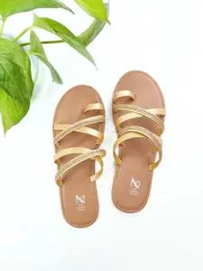 THE MADRAS TRUNK Women Open Toe Flats