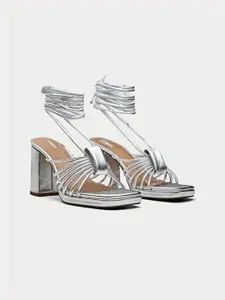 Oroh Women Leather Party Platform Sandals