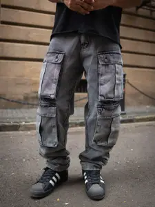 Powerlook Men Relaxed Fit Cargos Jeans