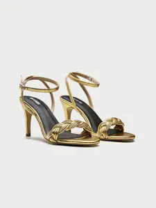 Oroh Women Leather Western - Embellished Slim Heel