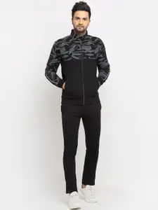 WILD WEST Men Abstract Printed Tracksuit