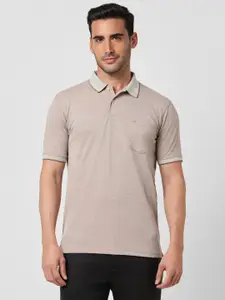 Peter England Men Polo Collar Pockets T-shirt