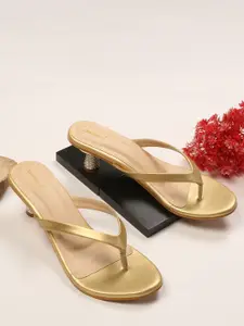 DressBerry Women PU Party Kitten Sandals