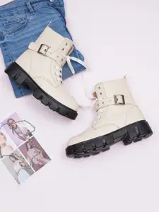 Try Me Women Casual Block-Heeled Boots