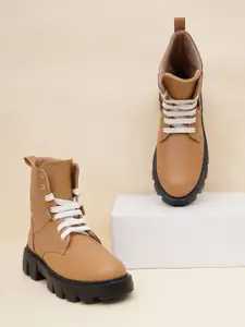 Try Me Women Casual Block-Heeled Boots