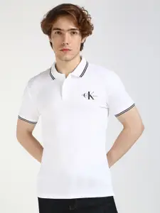 Calvin Klein Jeans Men Polo Collar Pockets T-shirt