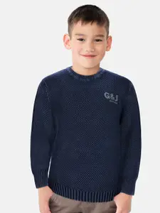 Gini and Jony Boys Round Neck Long Sleeves Pullover