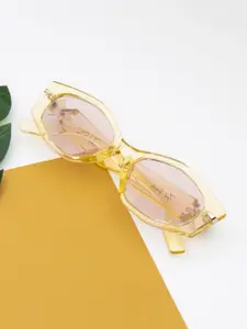 Ted Smith Women Cateye Sunglasses with UV Protected Lens TOKIO_C5-YELLOW