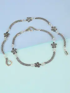 MEMOIR Silver-Plated Anklet