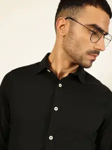 Thomas Scott Men Premium Slim Fit Opaque Formal Shirt