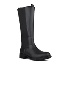 Inc 5 Women Casual Block-Heeled High-Top Chelsea Boots