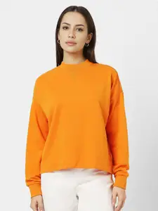 Van Heusen Woman Solid Round Neck Sweatshirt