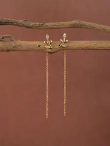 Clara 925 Sterling Silver Gold-Plated Drop Earrings