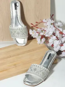 AROOM Women One Toe Round Toe Flats