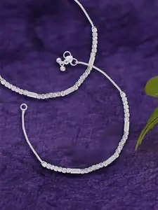 Heer Collection Silver-Plated Anklet