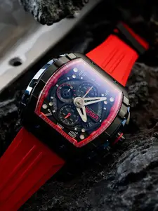 NUBEO Men Analogue Chronograph Watch NB-6024-NAS-03