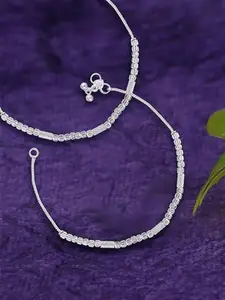 Heer Collection Silver-Plated Anklet