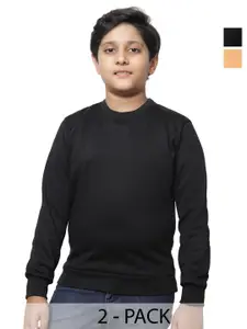 BAESD Boys Pack Of 2 Round Neck Pullover Sweatshirt