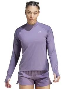 ADIDAS Brand Logo Printed Round Neck Long Sleeve Sweatshirt