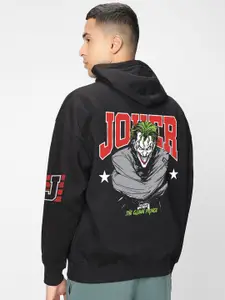 Bewakoof Men Printed Hooded Pullover Sweatshirt