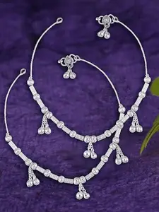 Heer Collection Silver-Plated Anklet