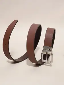 Peter England Men Leather Reversible Formal Belt