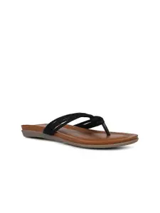 Inc 5 Women Synthetic T-Strap Flats