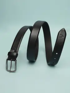 Allen Solly Men Textured Leather Formal Belt