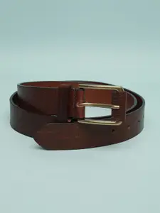 Peter England Men Textured Leather Formal Belt