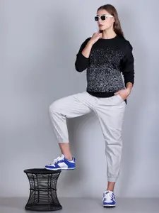 Obaan Women Printed Sweatshirt