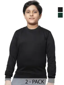BAESD Boys Pack Of 2 Round Neck Long Sleeves Sweatshirt