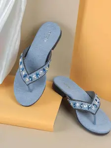 Mochi Women Open Toe Flats