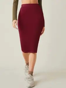 Stylecast X Slyck A-Line Knee-Length Skirt