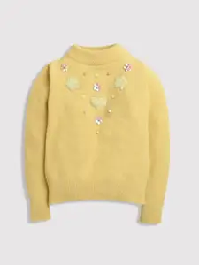 Tiny Girl Embroidered Pullover