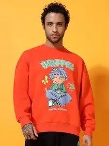 GRIFFEL Men Graphic Printed Sweatshirt
