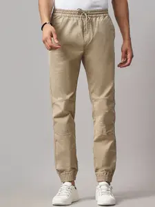 British Club Men Cotton Smart Fit Low-Rise Joggers Trousers